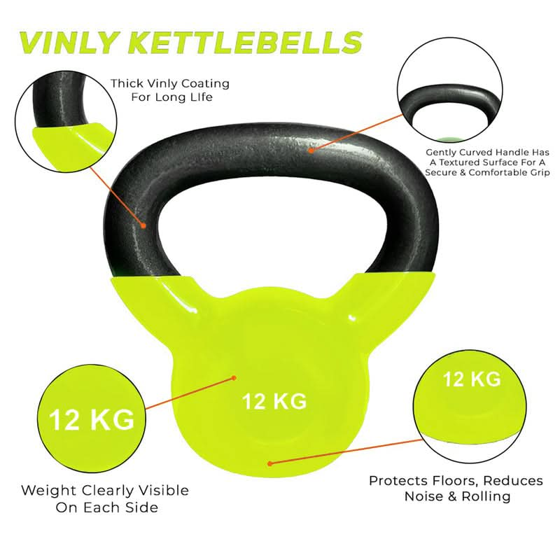 DS Vinyl Kettlebell - 12 KG