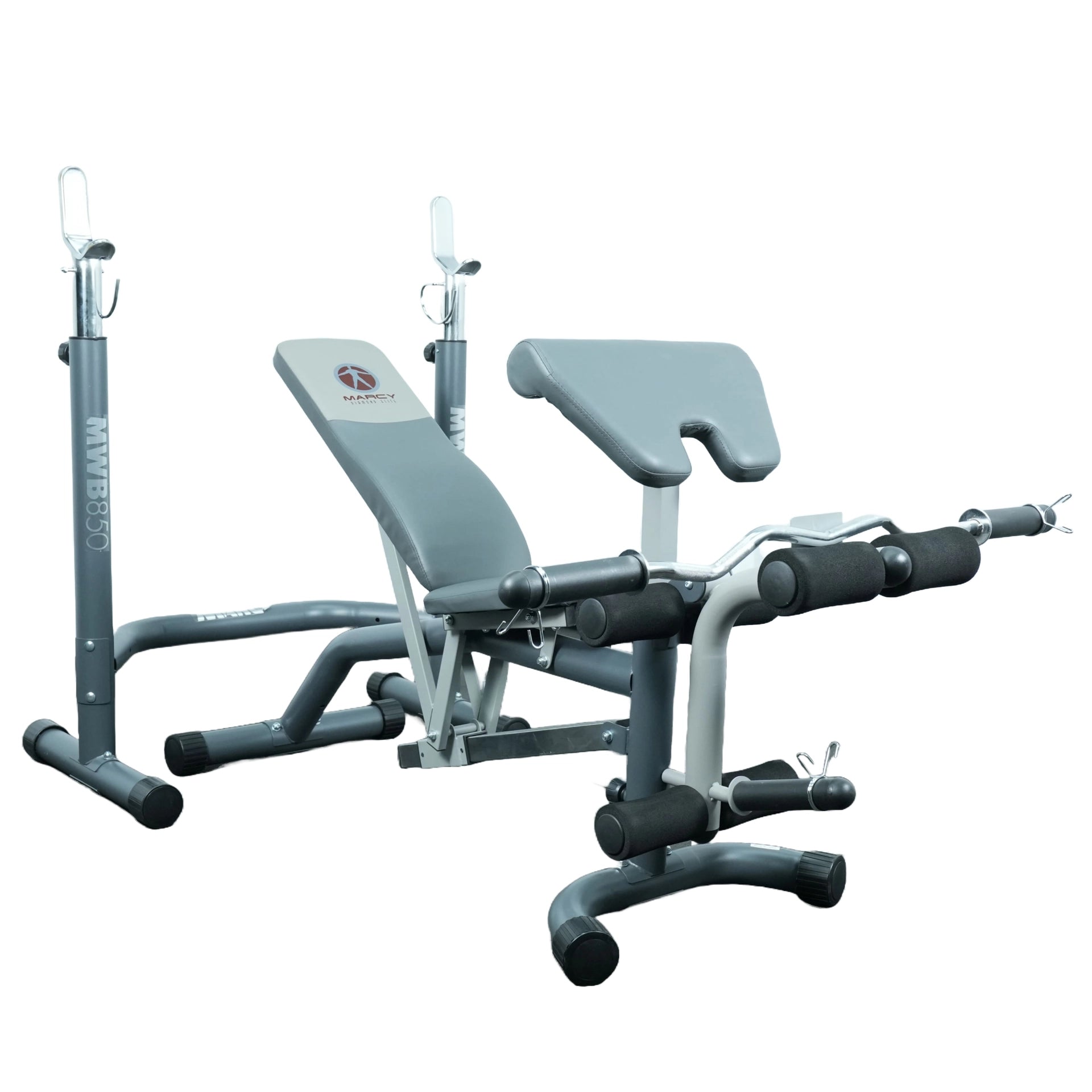 Marcy MWB-850 Adjustable Weight Bench – Home Gym Flat/Incline/Decline