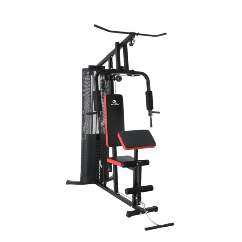 Ta Sport Home Gym One Station Weight Stack 65kg with Nylon Net & Elbow Pad (ES-402)