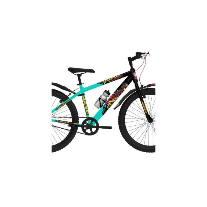 Hercules Streetcat Pro 24" Bicycle, Seafoam, Green/Black, Single Speed Size
