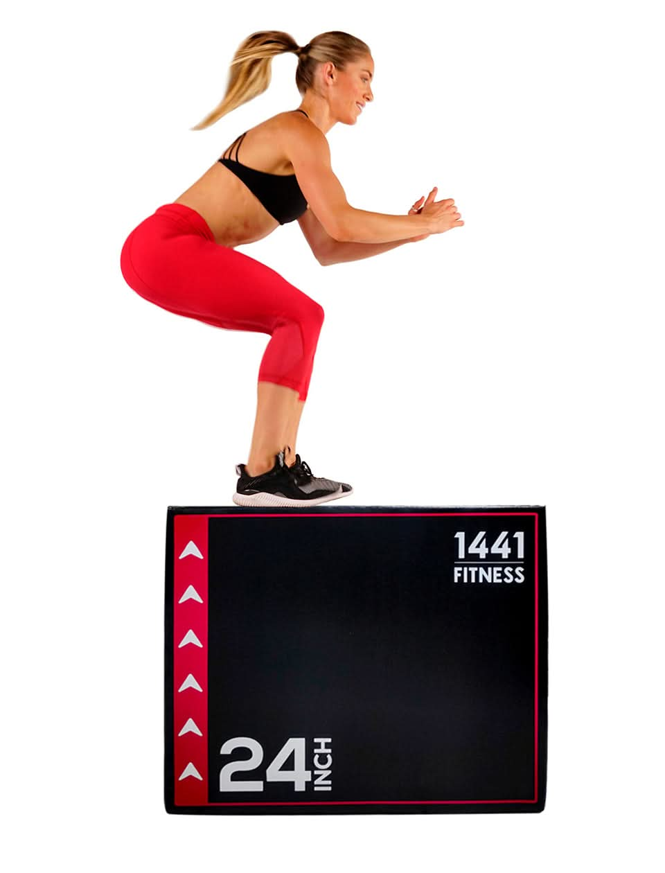 1441 Fitness Premium - 3 in 1 Foam Plyometric Box (Plyo box) 