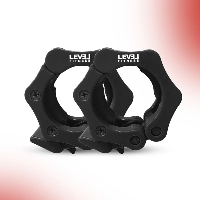Ta Sport Olympic Rubber Plates (2.5kg, 5kg & 10kg) with Level Fitness 4 Ft Olympic Straight Barbell Combo