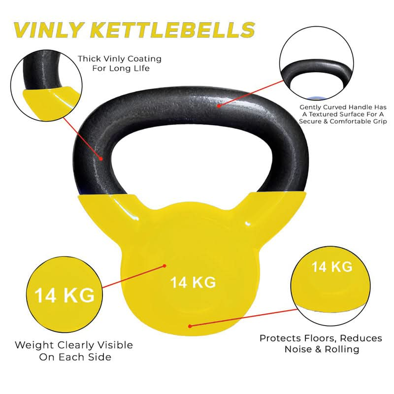 DS Vinyl Kettlebell - 14 KG