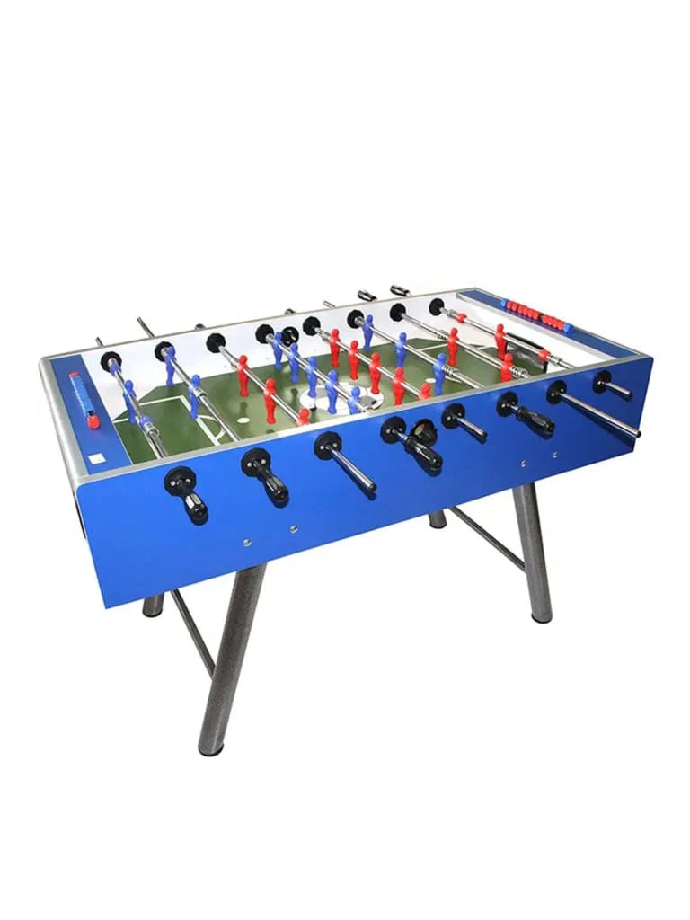Ta Sport Professional Foosball Table 25mm Blue Cabinet with Steel Legs