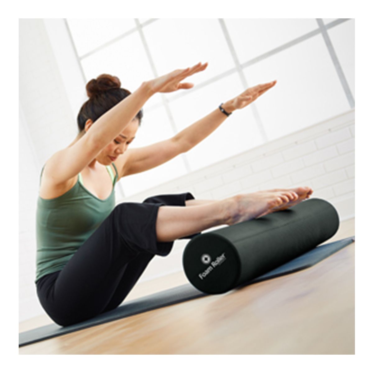 Merrithew Foam Roller™ Deluxe - 36 inch (Black) for Pilates, ST-06091