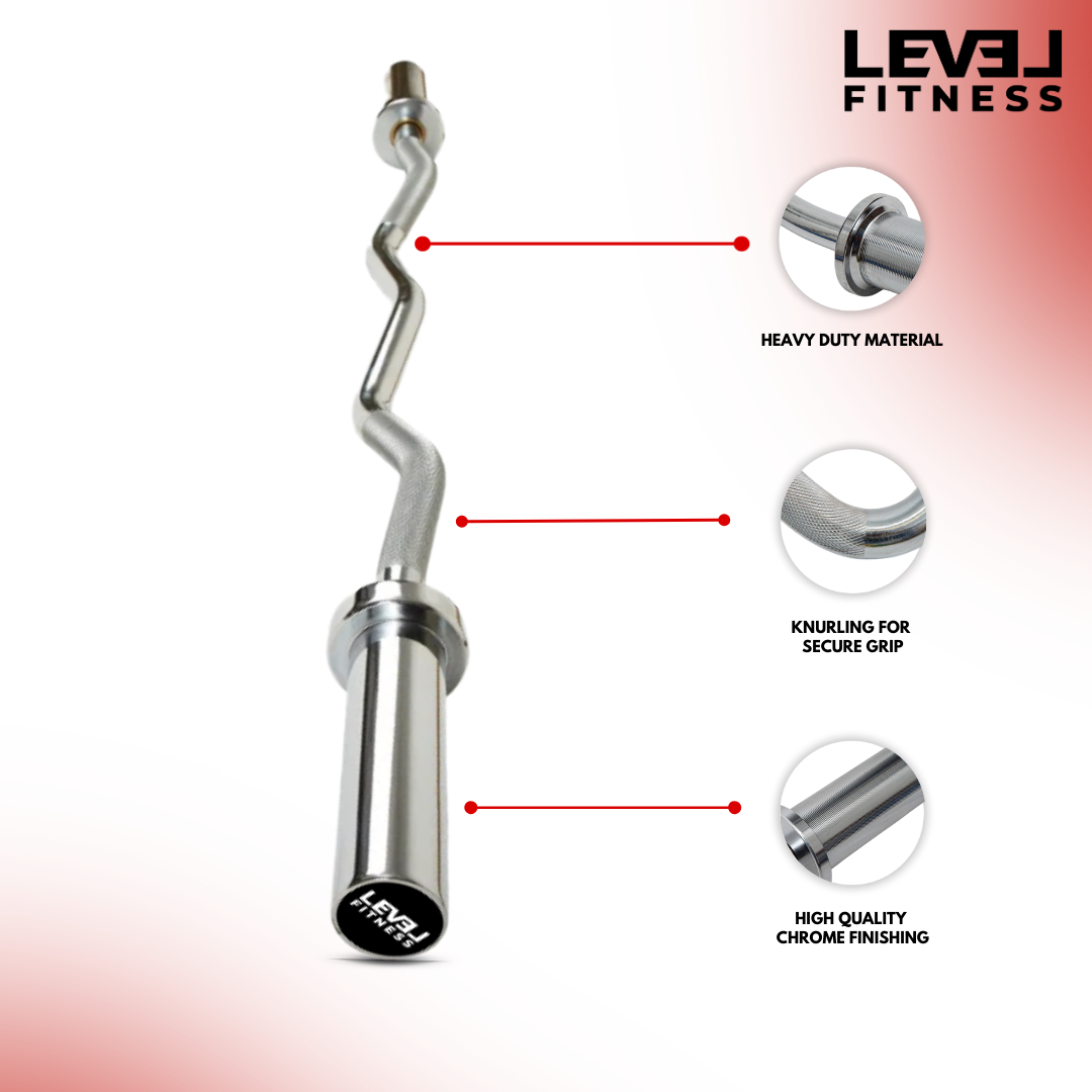 Curl Strength Level Bicep Curl Bar Weight Kg Level Fitness 4ft