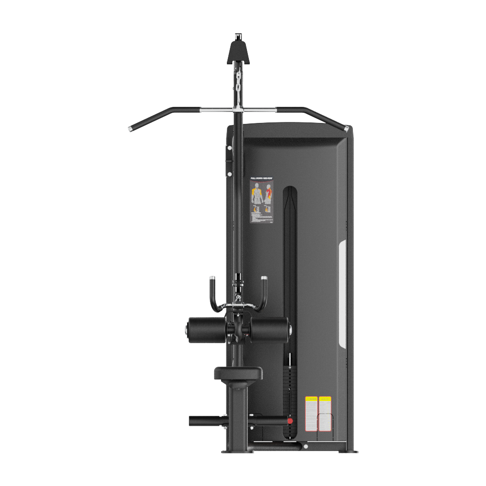 Insight Fitness Lat Pulldown & Mid Row Machine SA026 – Black | Back & Lats Strength Trainer