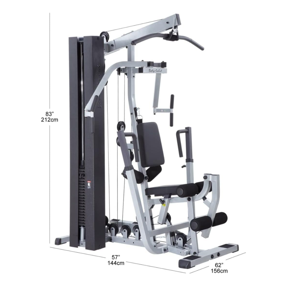Body Solid Bravo Classic Home Gym with Weights, EXM2000S