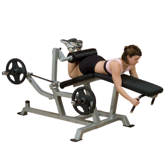 Body Solid LVLC Leverage Leg Curl Machine – Hamstring Isolation Trainer