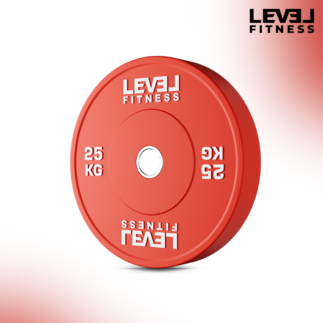 Level Fitness Color Bumper Plates 5 Kg to 25 Kg