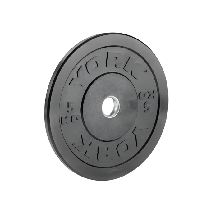 York, Rubber Plate, Dzlg6, Black 5 Kg
