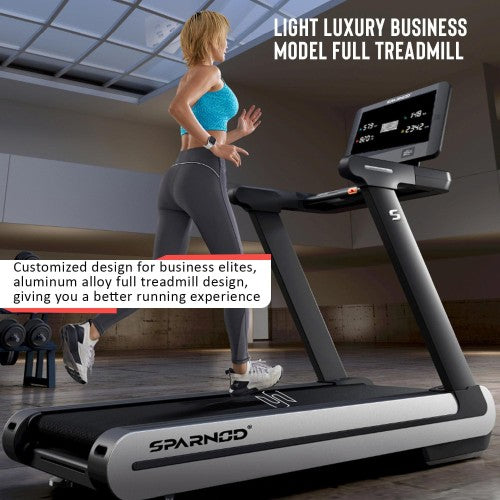 Sparnod Fitness, 5 Hp Continuous AC Motorized Automatic Walking and Running Treadmill, STC-5575