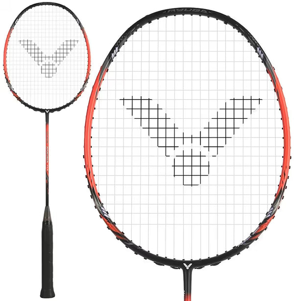 Victor Thruster Ryuga CLS C 4U Badminton Racket – Black / Red