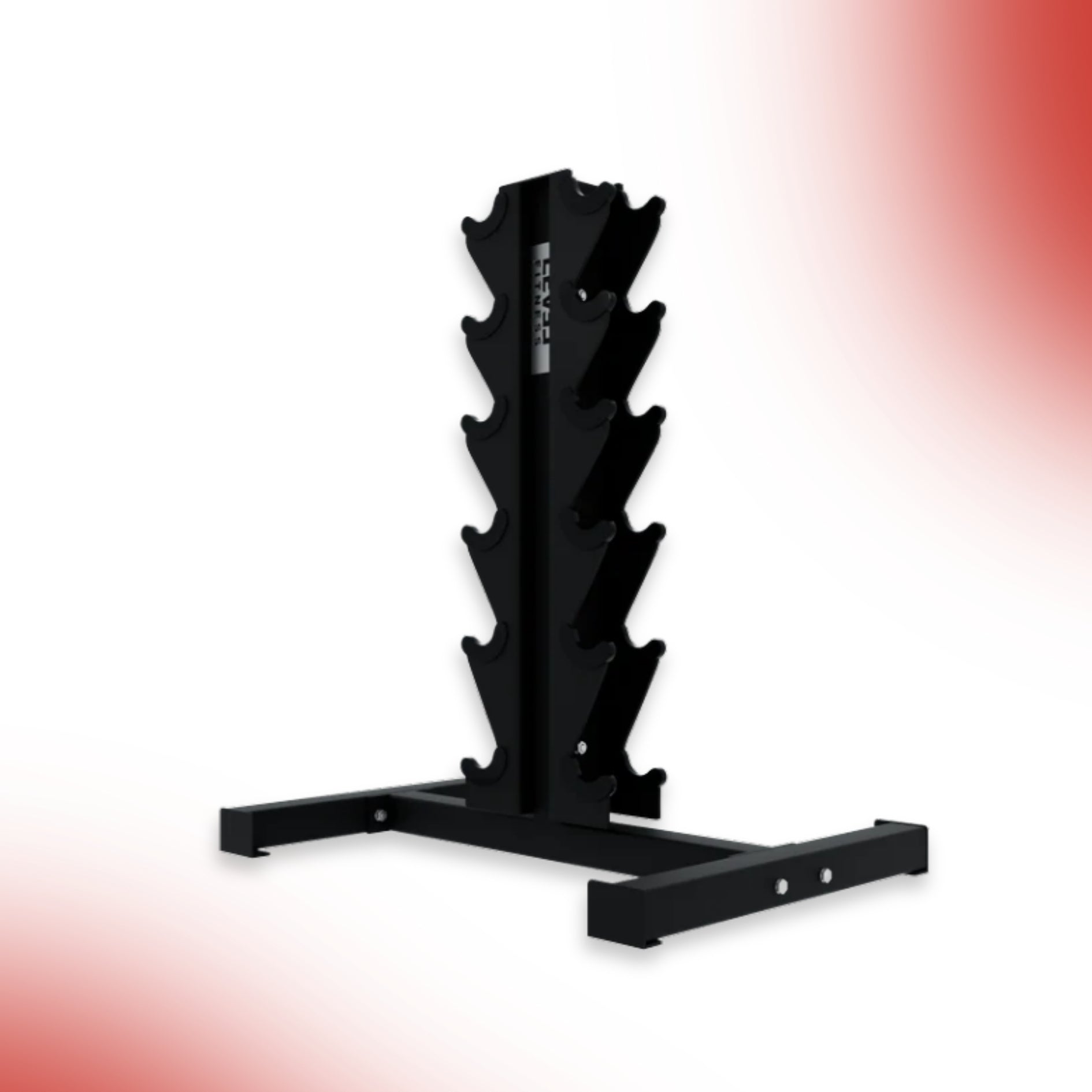 Level Fitness New Vertical 6 Pair Dumbbell Rack