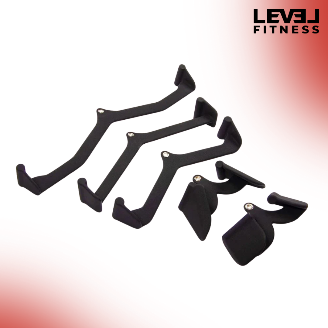 Level Fitness LAT Pull down Cable Machine Attachment Set