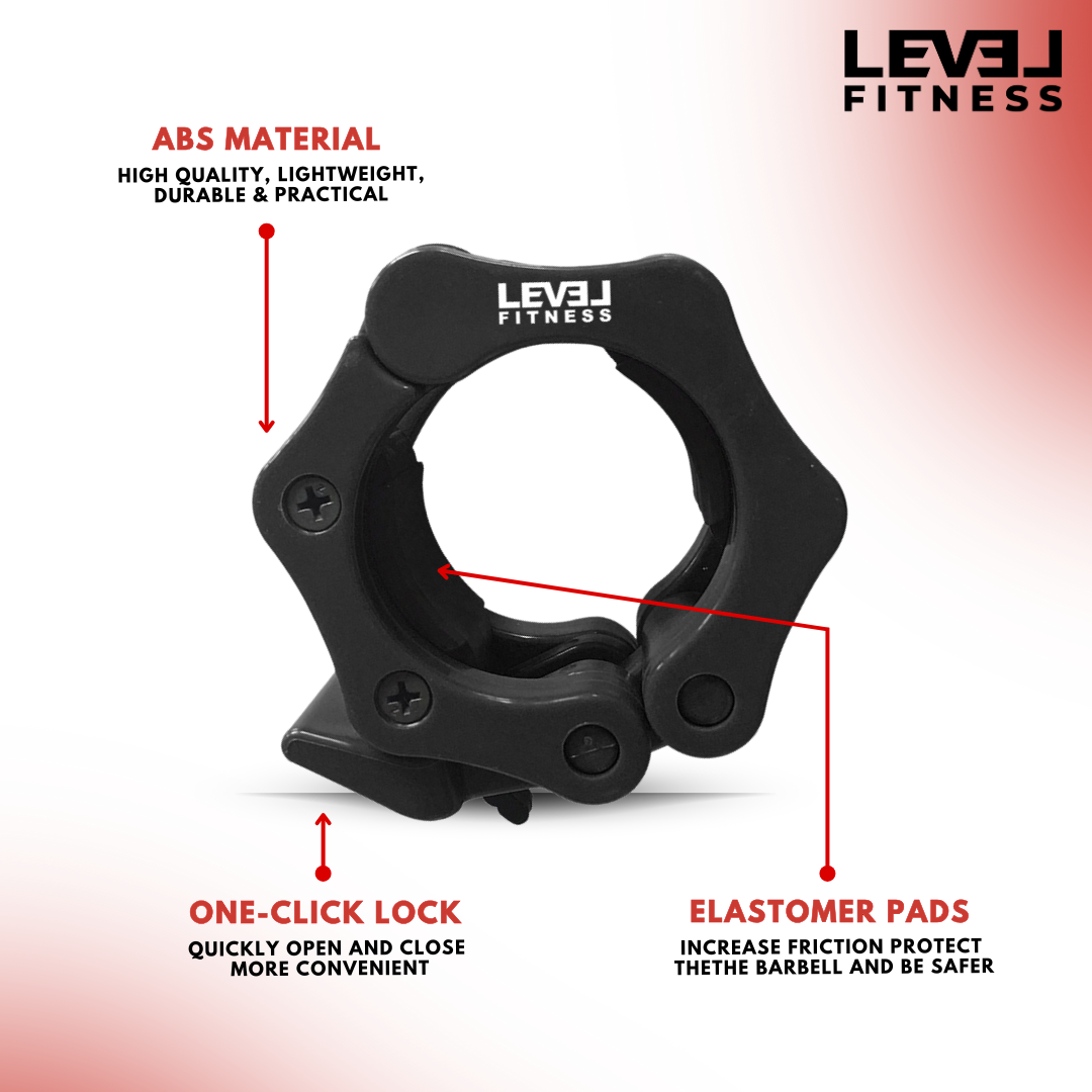 Level Fitness Barbell Collars, 50mm