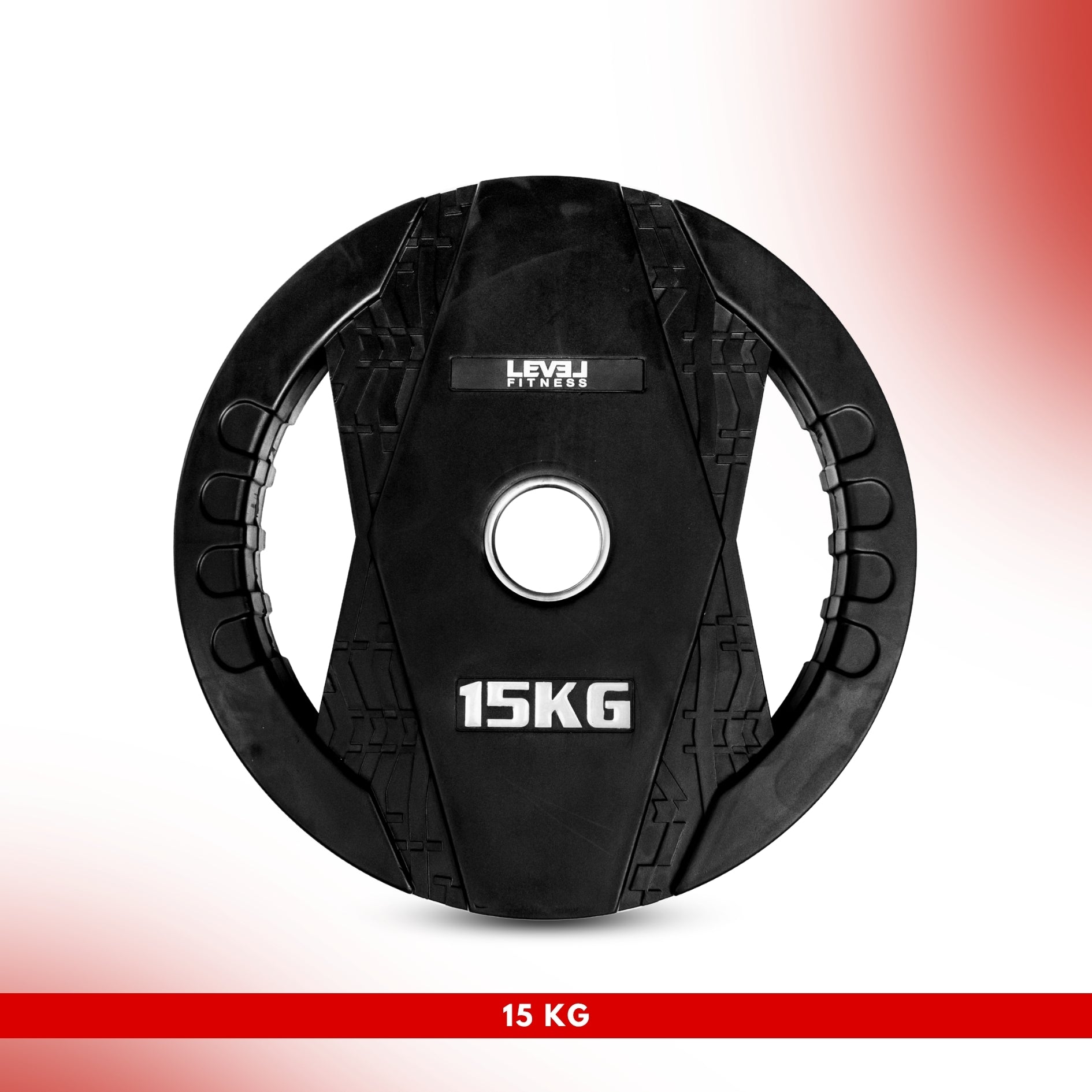 Level Fitness Dual Grip Plate - 2.5 Kg to 20 Kg | Sold as Piece 15KG