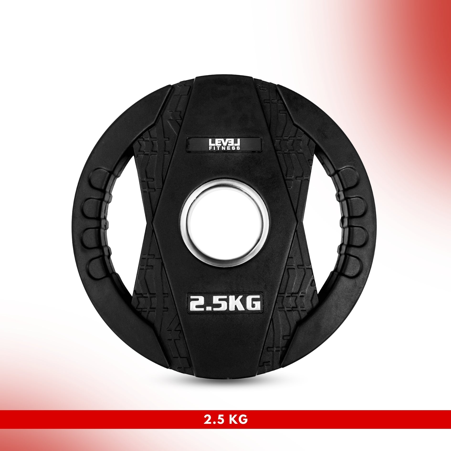 Level Fitness Dual Grip Plate - 2.5 Kg to 20 Kg | Sold as Piece 2.5KG