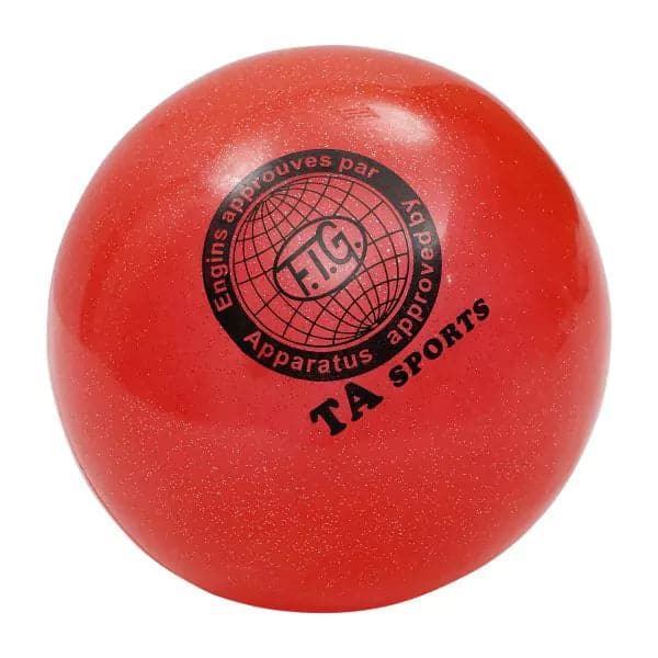 TA Sports Exercise Ball, Glitter Red