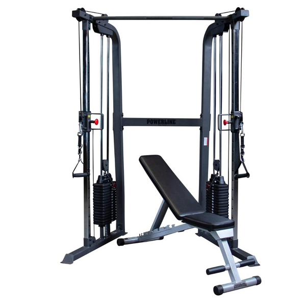 Body-Solid Powerline PFT100 Functional Trainer – Dual Pulley Cable System for Full-Body Workouts