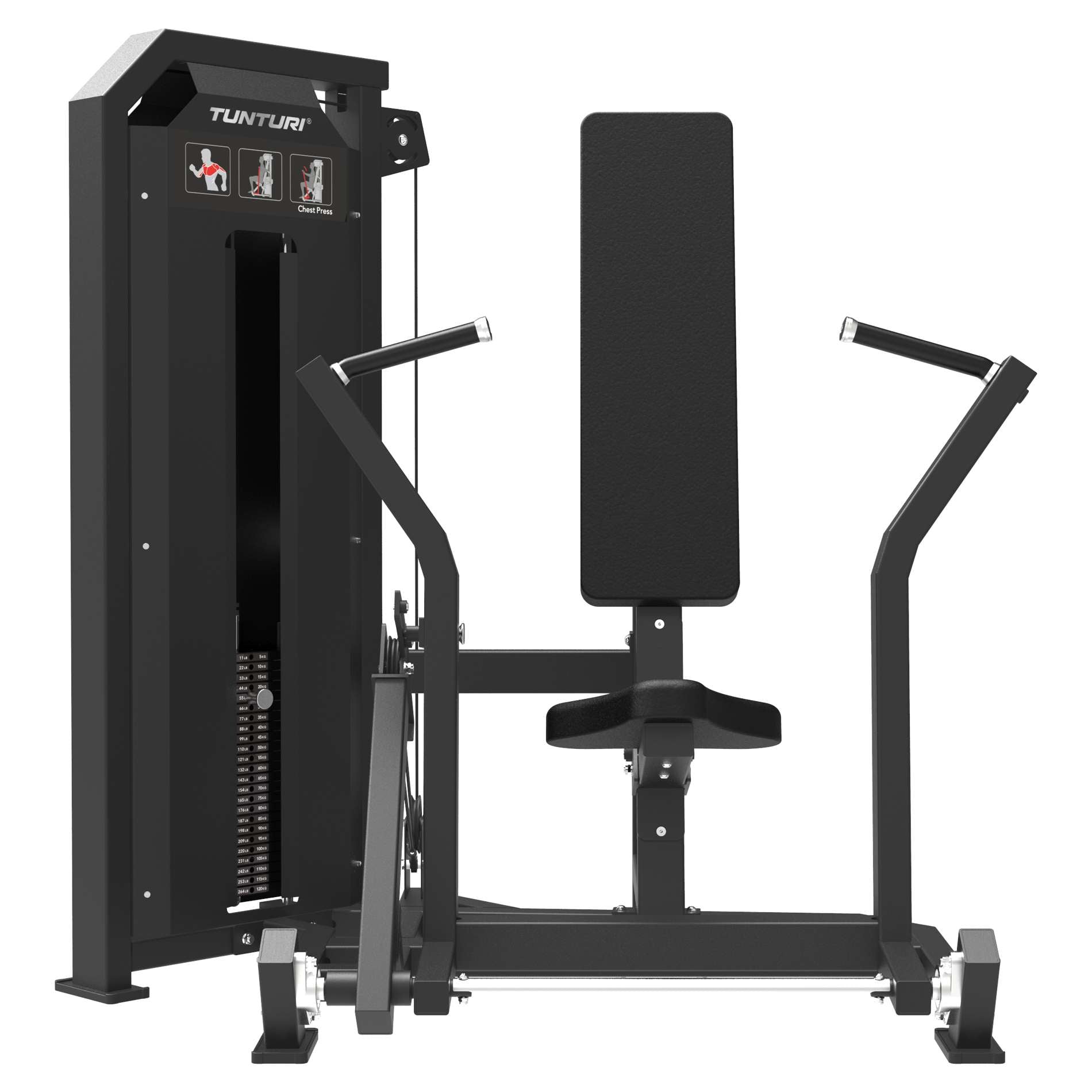 Tunturi Platinum Chest Press Ð Selectorized V-Series