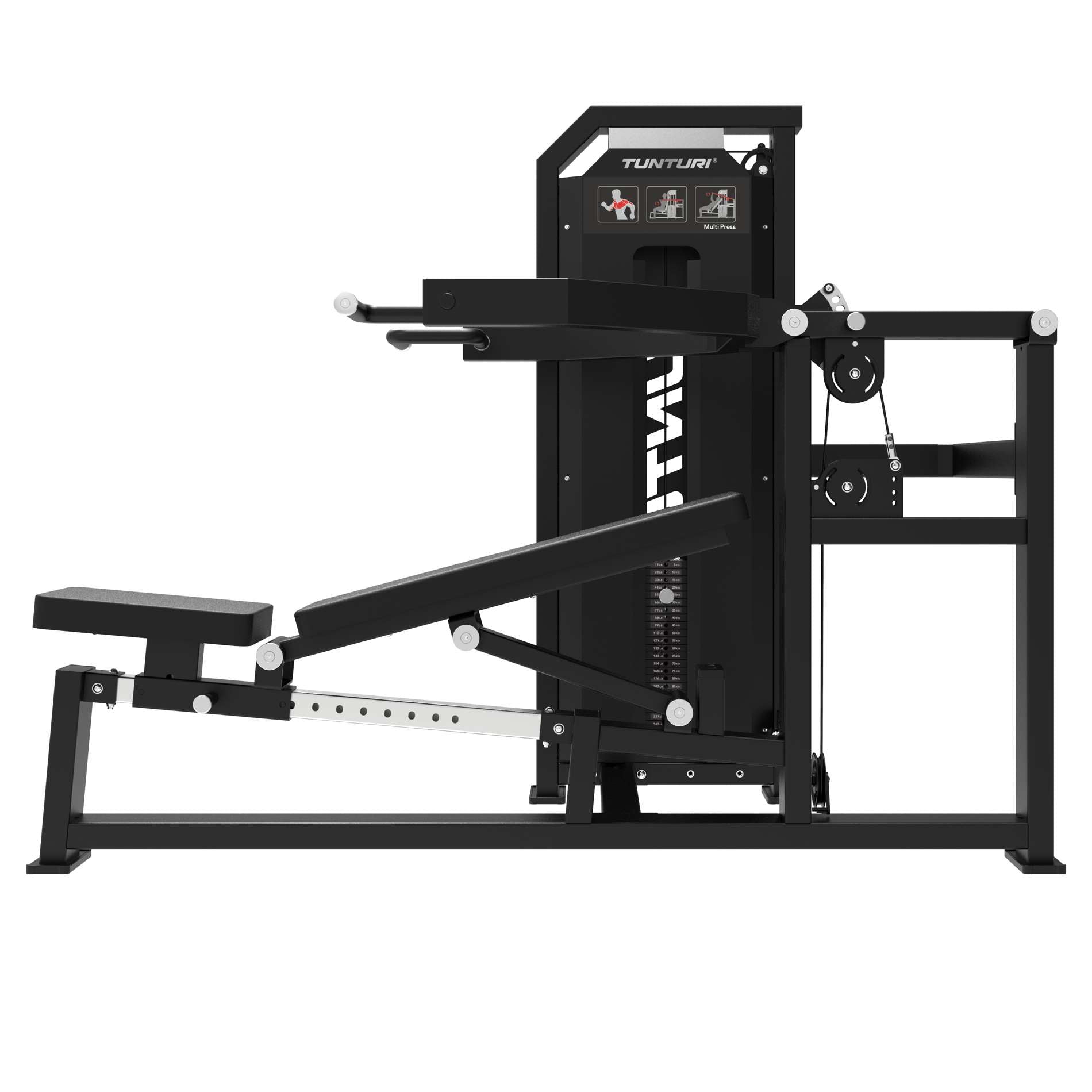 Tunturi Platinum Multi Press Strength Station - Selectorized - V-Series