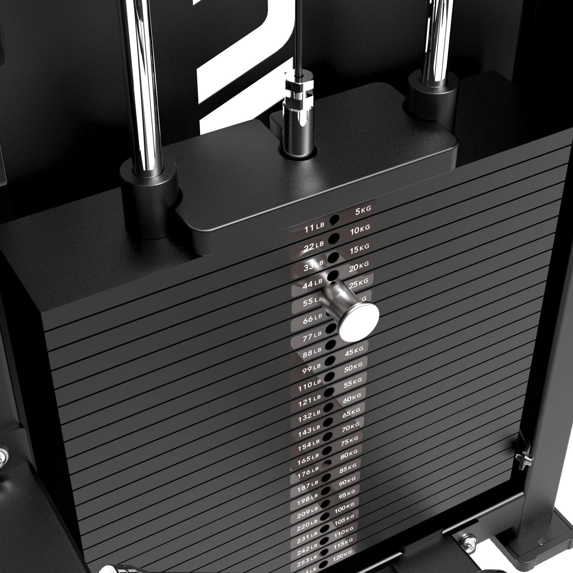 Tunturi Platinum - Lat Pulldown - Selectorized - V-series