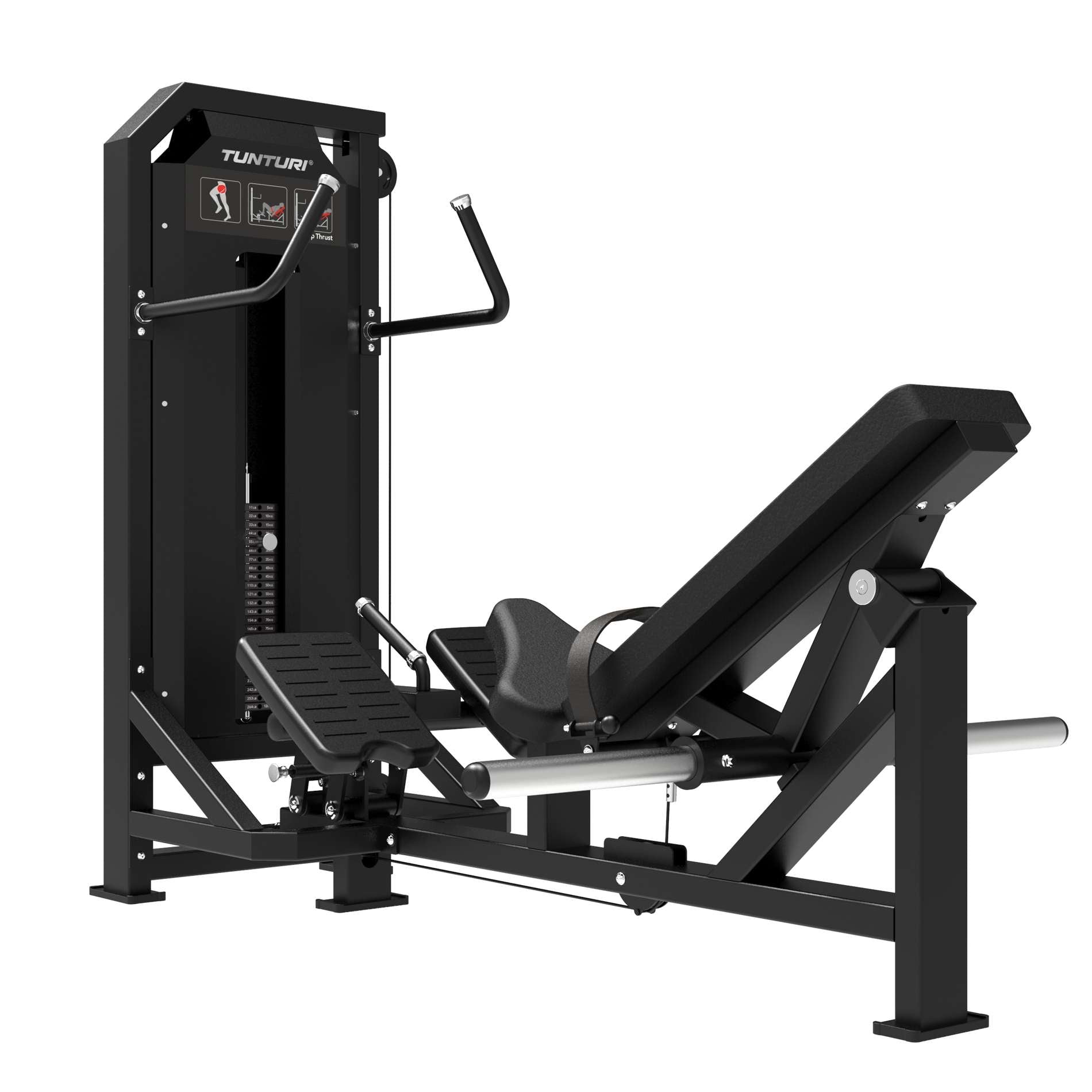 Tunturi Platinum - Hip Thrust - Selectorized - V-series