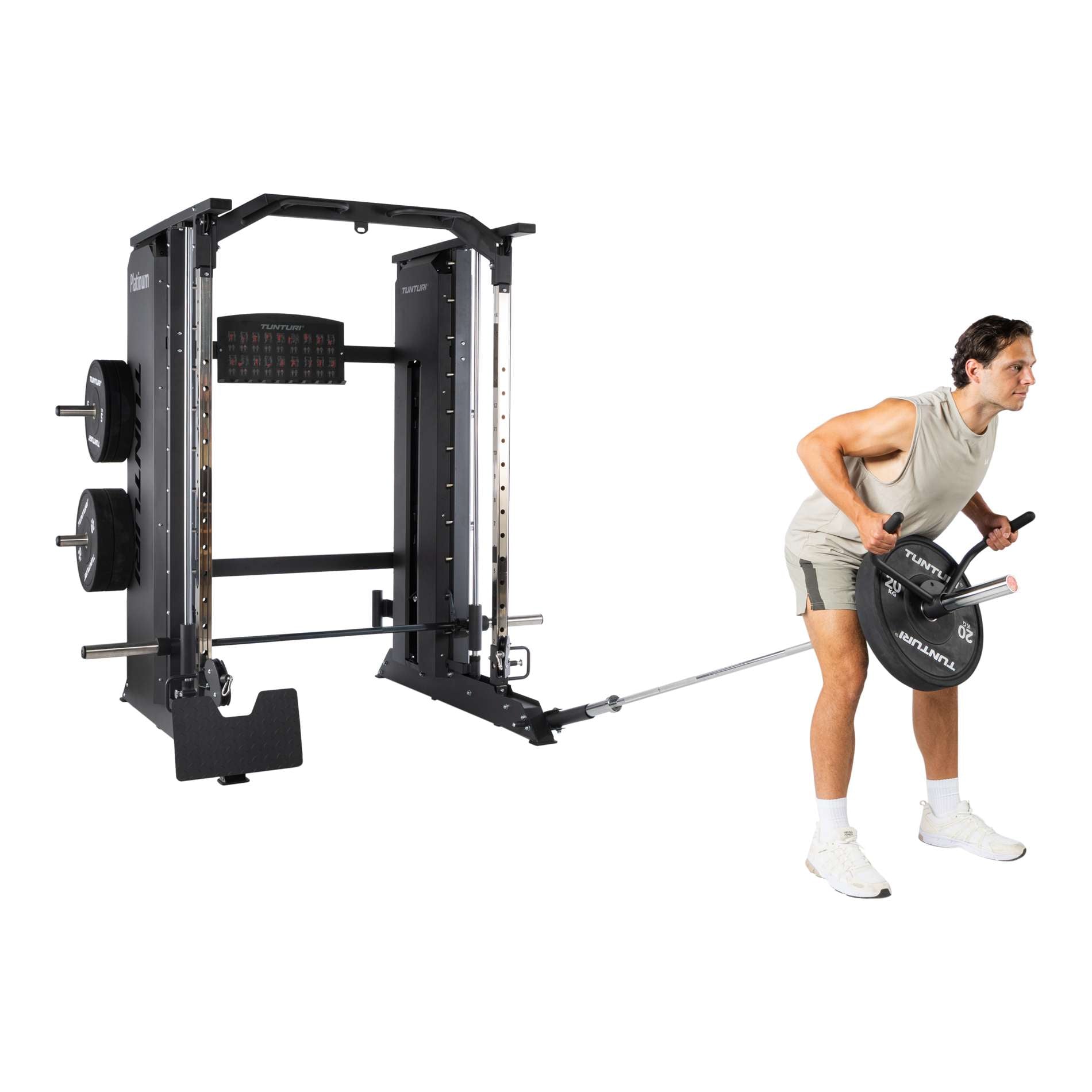 Tunturi Platinum - Full Smith/Functional trainer - Selectorized - V-series