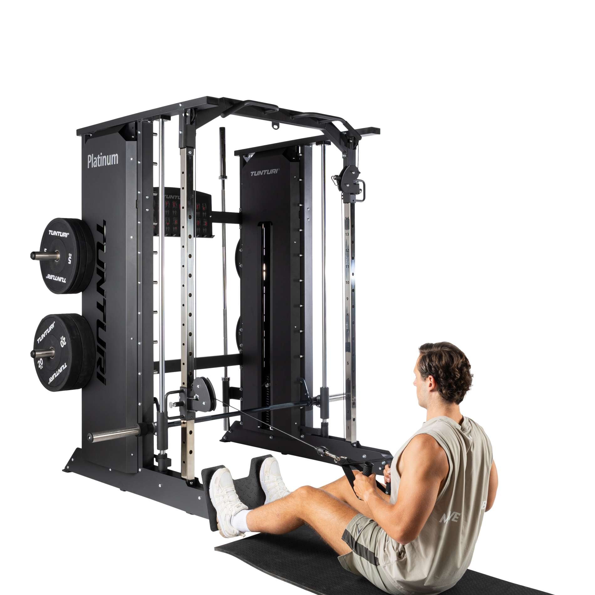 Tunturi Platinum - Full Smith/Functional trainer - Selectorized - V-series