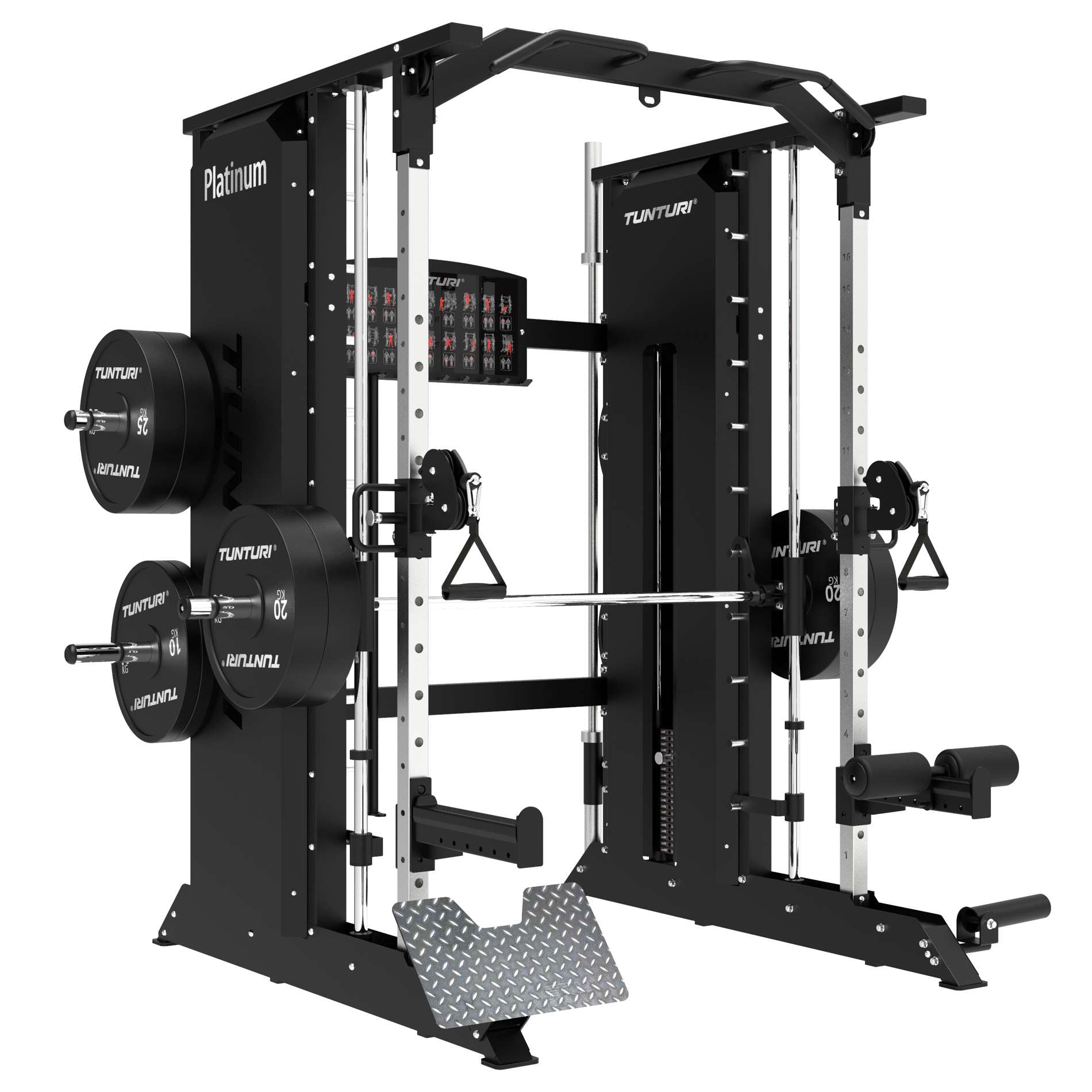 Tunturi Platinum - Full Smith/Functional trainer - Selectorized - V-series