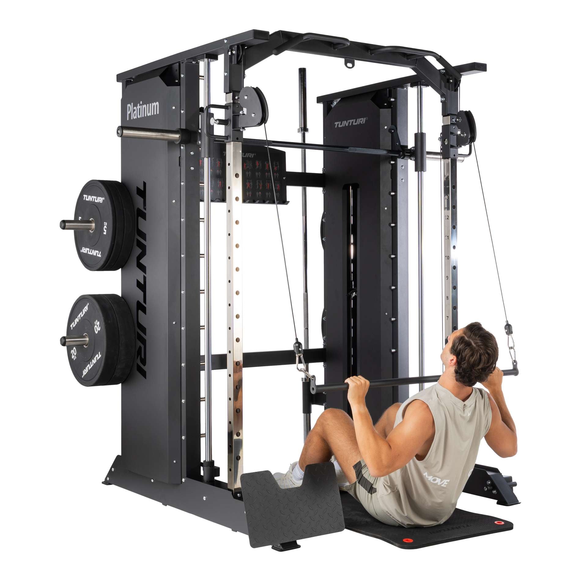 Tunturi Platinum - Full Smith/Functional trainer - Selectorized - V-series
