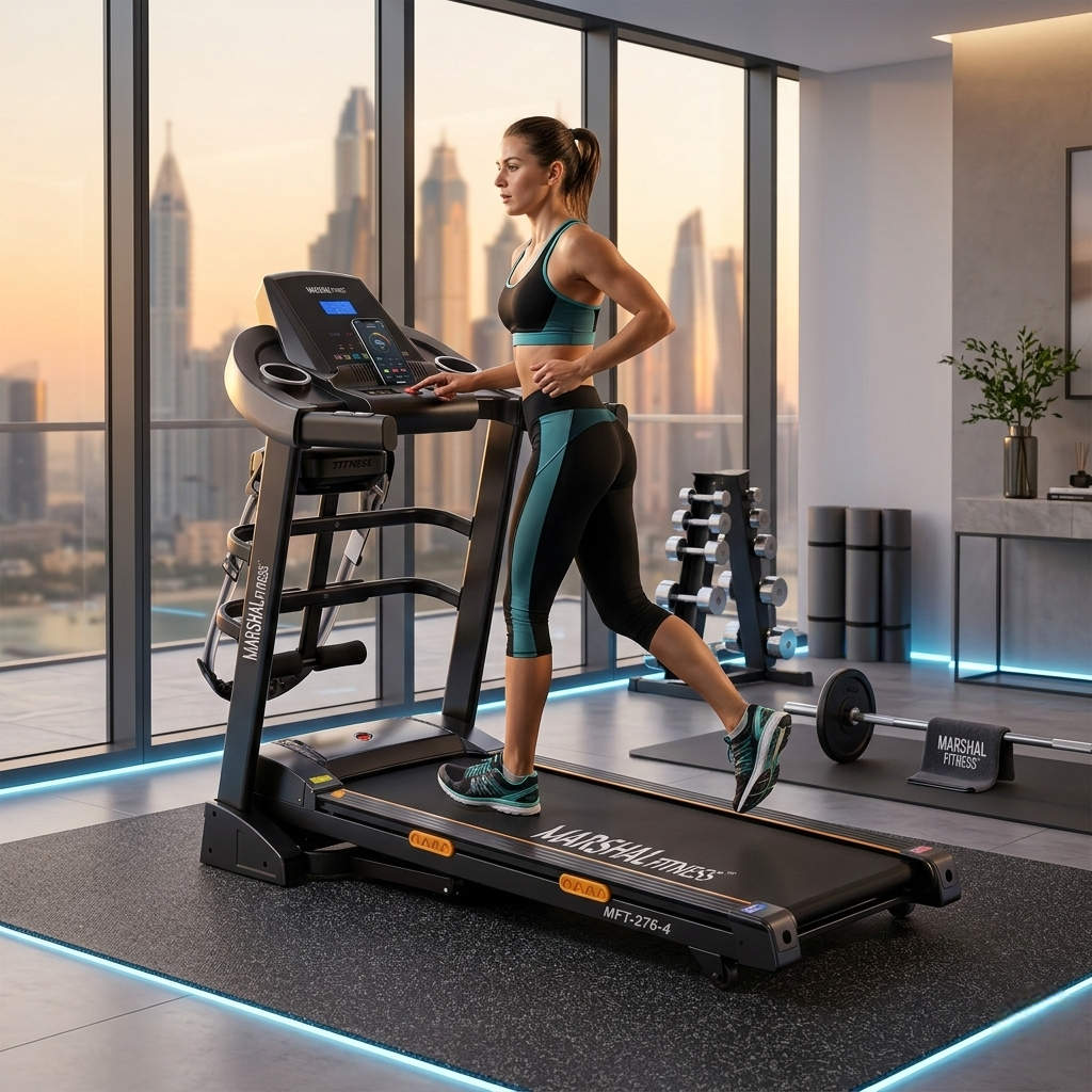 MF 3.5HP Auto-Incline Treadmill with Massager Bluetooth 120kg