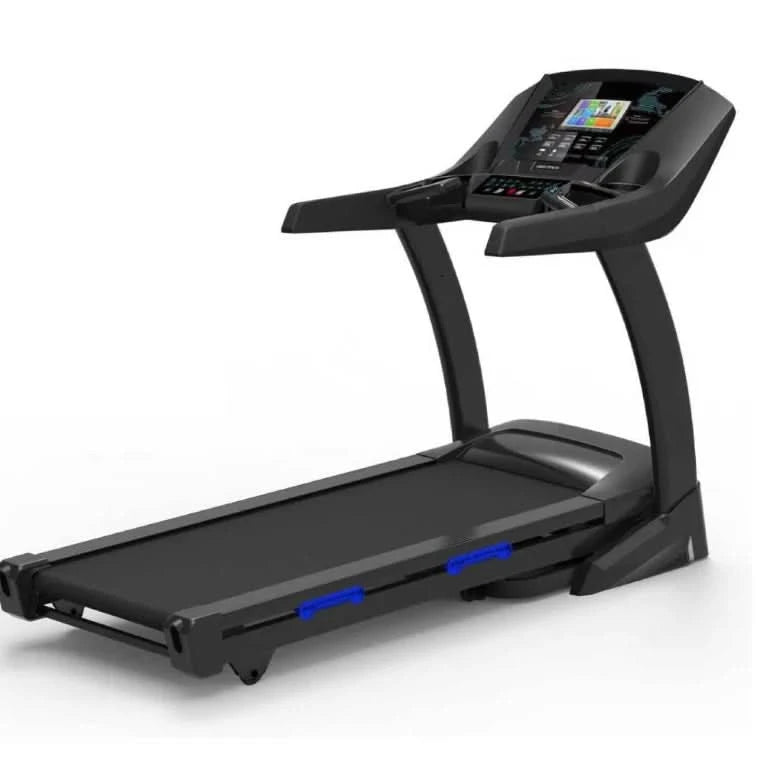 Marshal Fitness 8HP Treadmill with 10.1" TV – 20% Auto Incline | DC or AC Motor