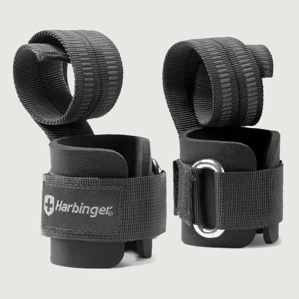 Harbinger Big Grip Pro Lifting Straps – Black