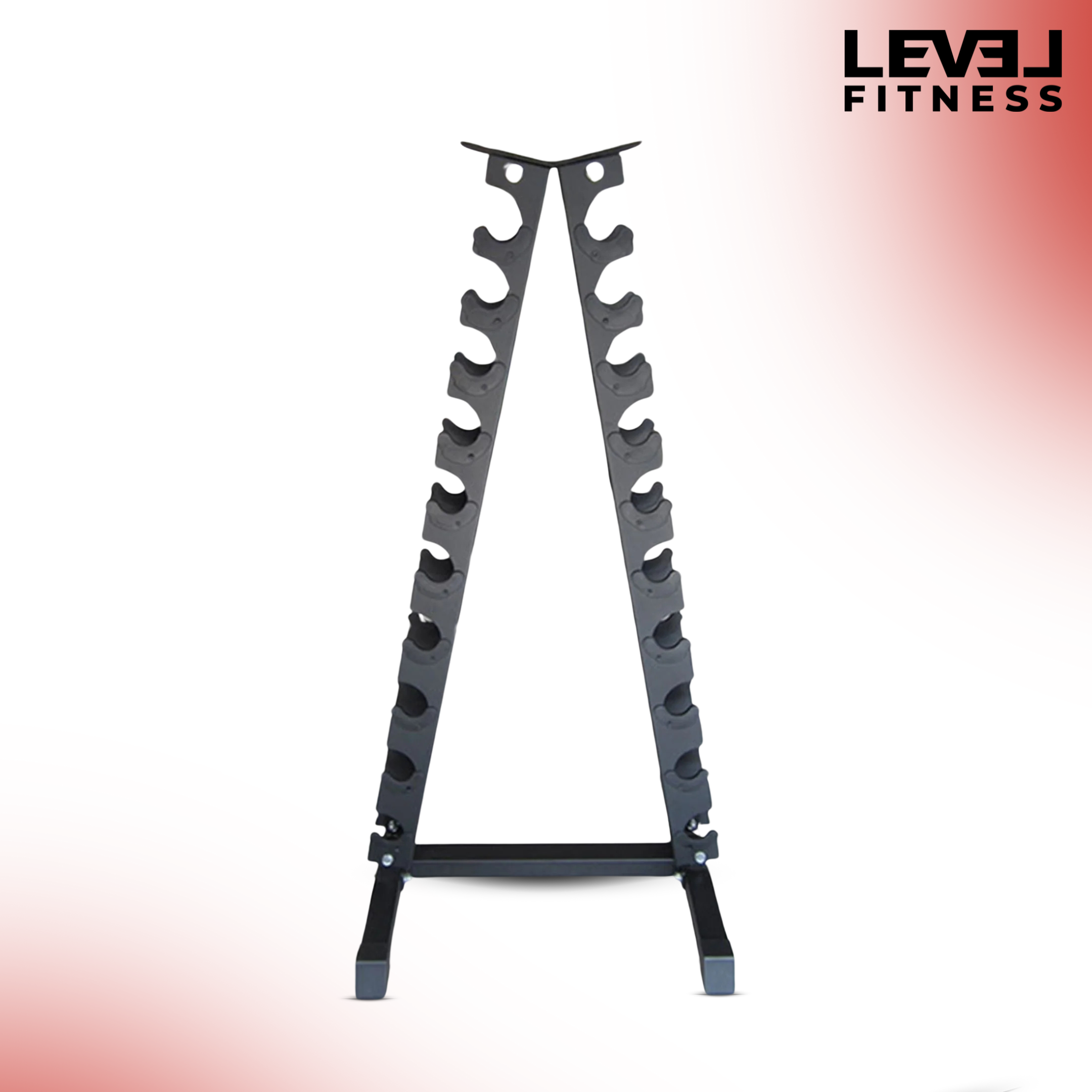 Level Fitness Vertical Dumbbell Rack - 10 Pairs