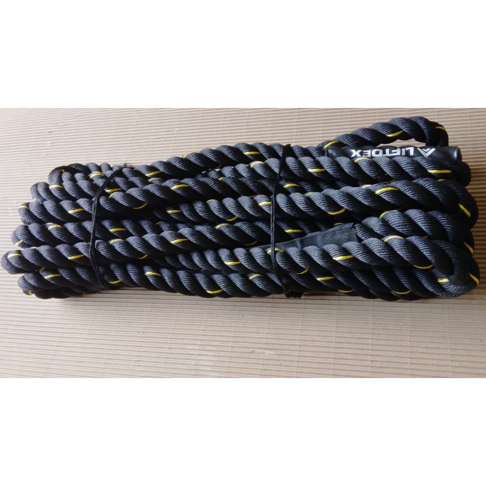 Liftdex Battle Rope 12M: Build Power & Explosiveness | Hiit | Functional Training