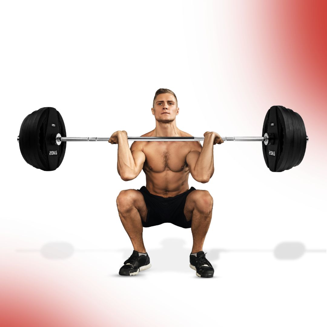 Leom Fitness Tri-Grip Olympic Rubber Plates