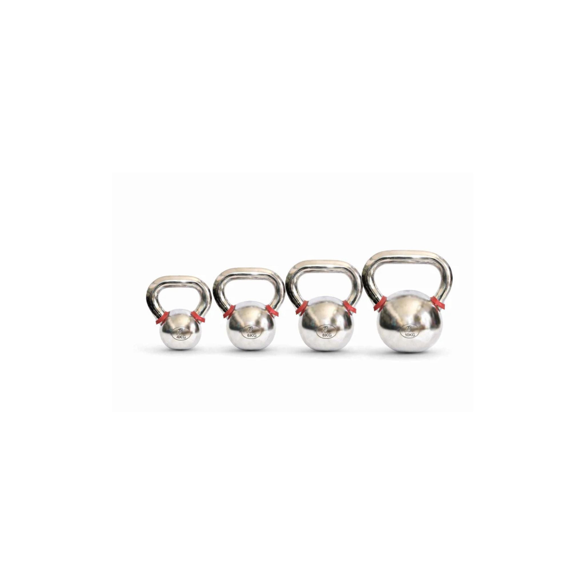 TA Chrome Kettlebell Combo 4 Piece (4 KG | 6 KG | 8 KG | 10 KG)
