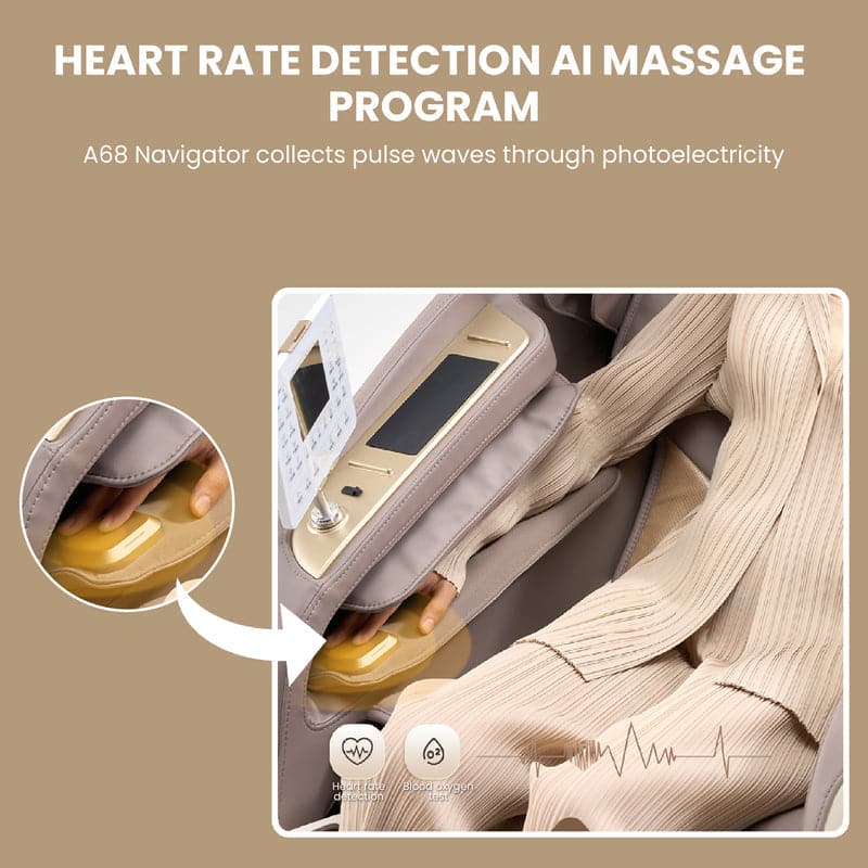 Rotai Royal Magestic Pro Massage Chair With Ai Voice Control, Heart Rate Detection, Blood Oxygen Levels