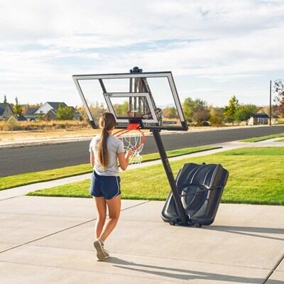 Lifetime Adjustable Portable Basketball Hoop (52-Inch Polycarbonate)