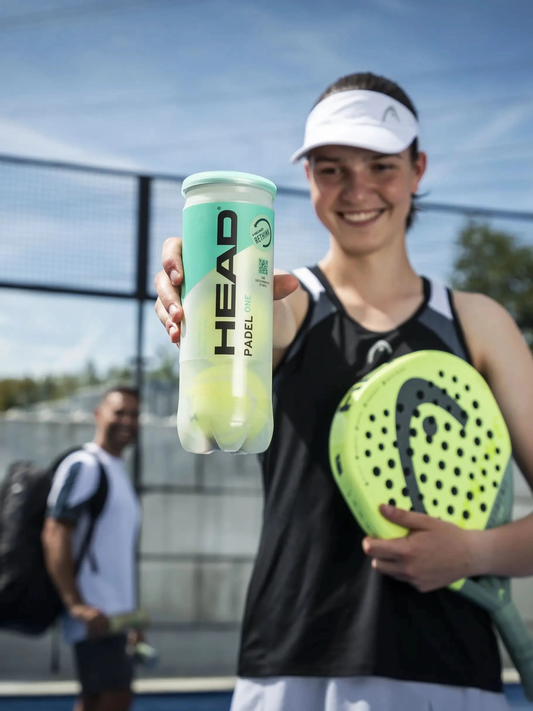 Head One Padel Balls, Can of 3