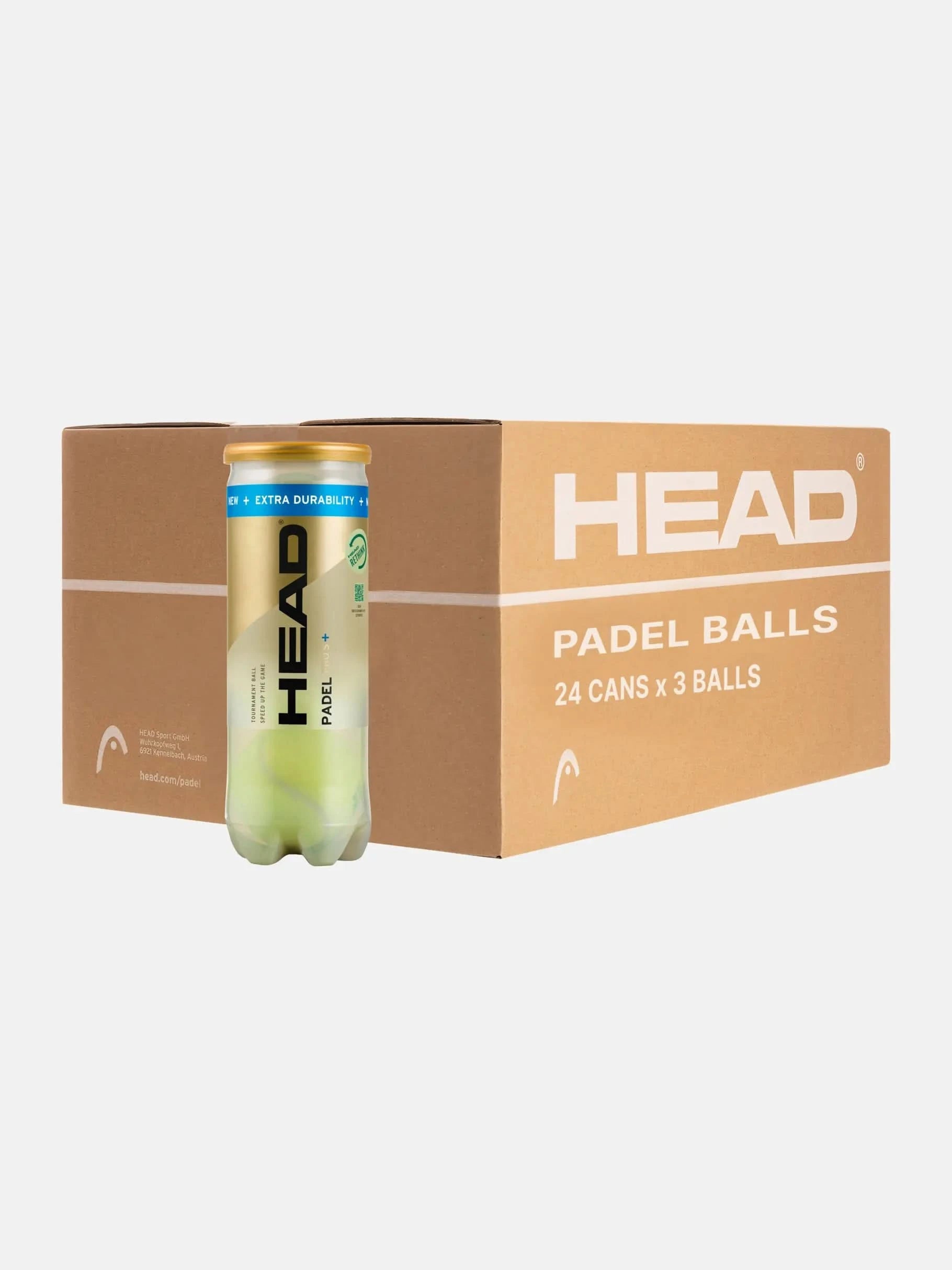 HEAD Padel Pro S+ – Pack of 6 Balls