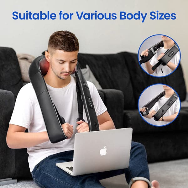 Renpho Neck and Shoulder Massager with Adjustable Strap with Heat