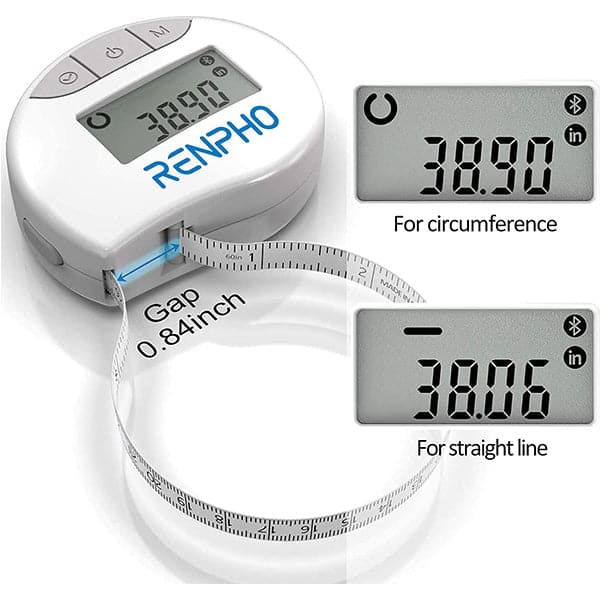 Renpho Smart Body Measuring Tapes, Weight Loss, Muscle Gain, Fitness Bodybuilding