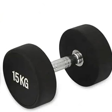 Harley Fitness TPU Commercial Rubber Round Dumbbells 2.5 to 50 kg - (Sold as Pair)