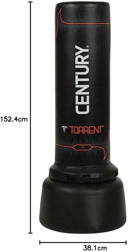 Century TORRENT T1 Black (Pack of 2, Base 1021612B) | Freestanding Punching Bag