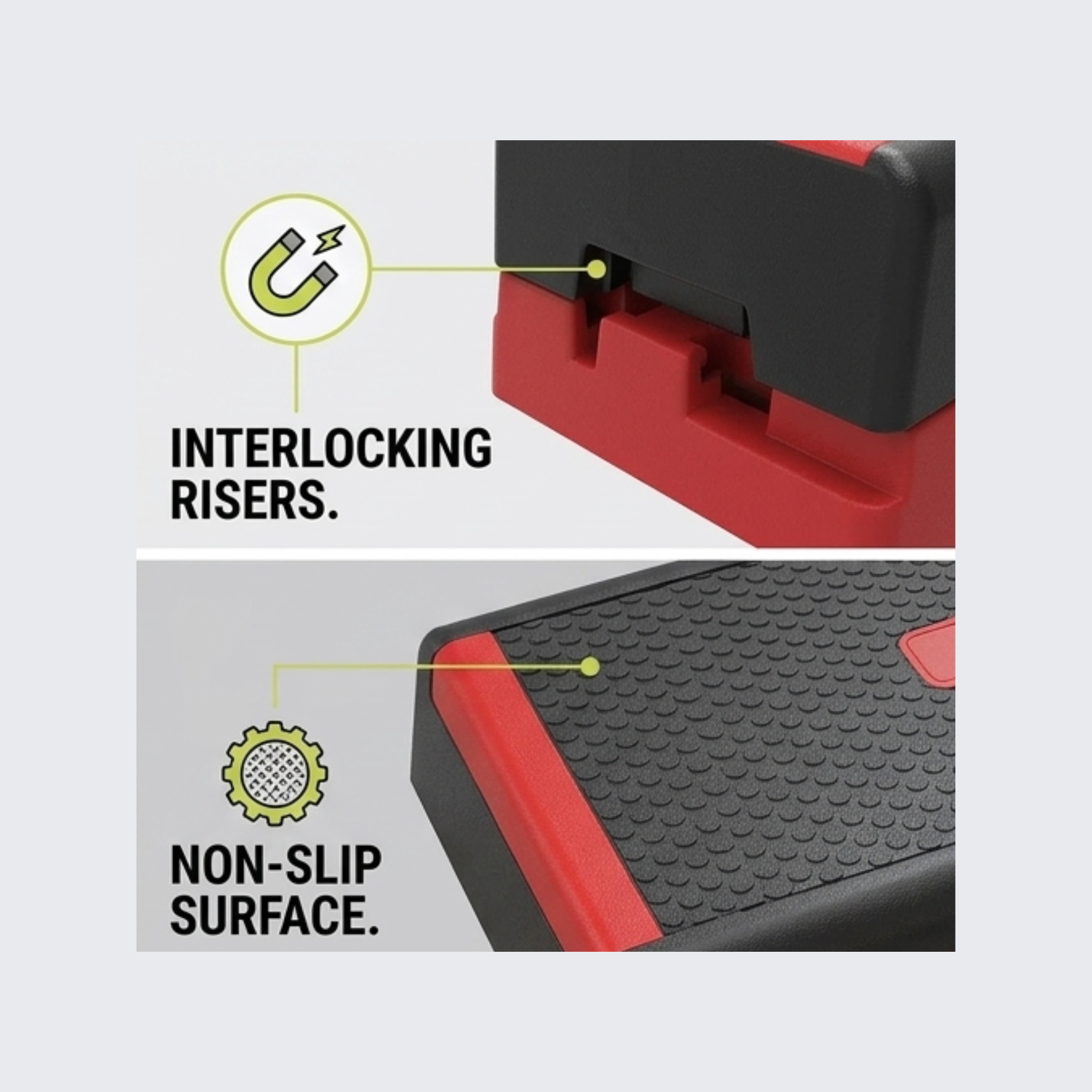 Fitgenix Adjustable Aerobic Step