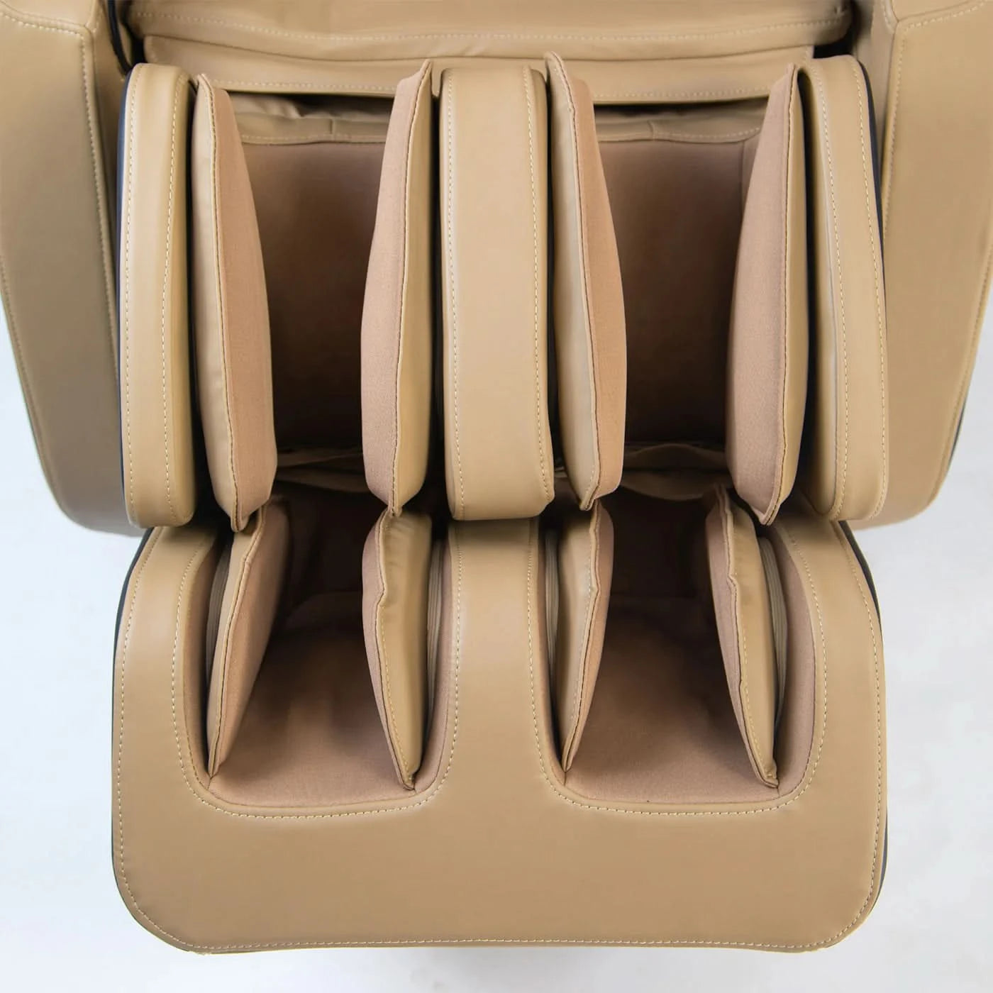 Cream leather massage chair hotsell