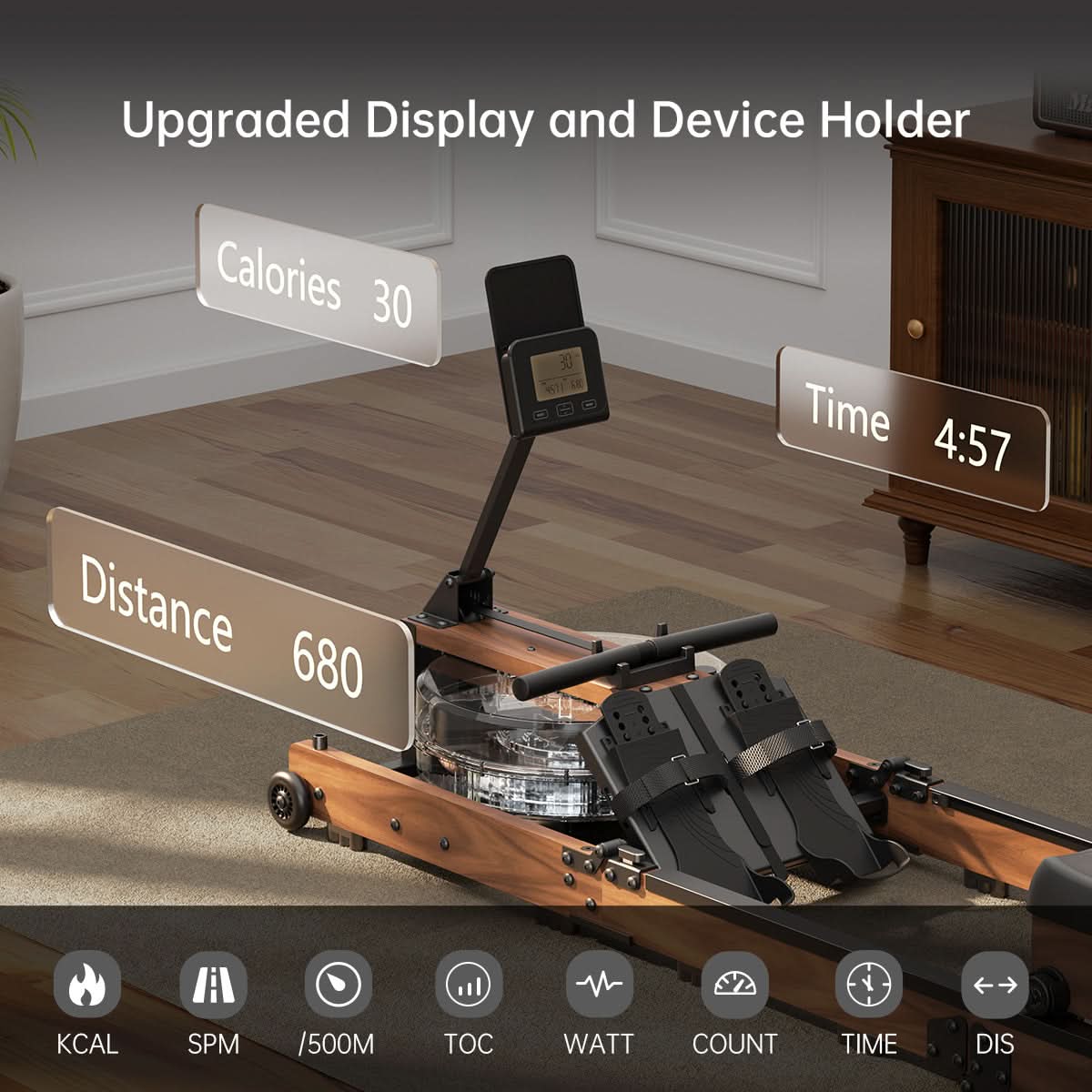 Kingsmith WR3L Foldable Water Rowing Machine